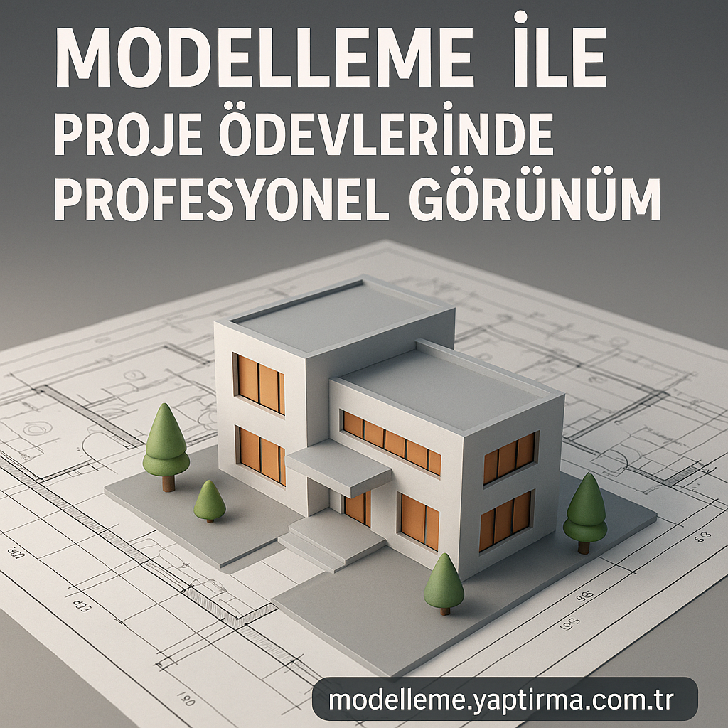 Modelleme ile Proje Ödevlerinde Profesyonel Görünüm - Modelleme Yaptırma Merkezi & Danışmanlık