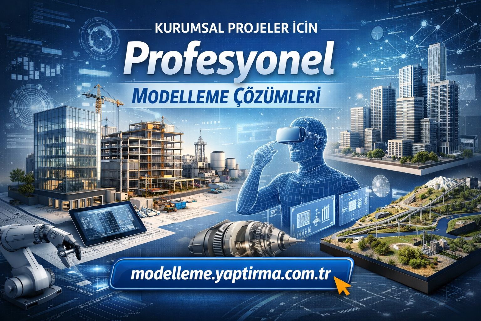 Read more about the article Kurumsal Projeler İçin Profesyonel Modelleme Çözümleri
