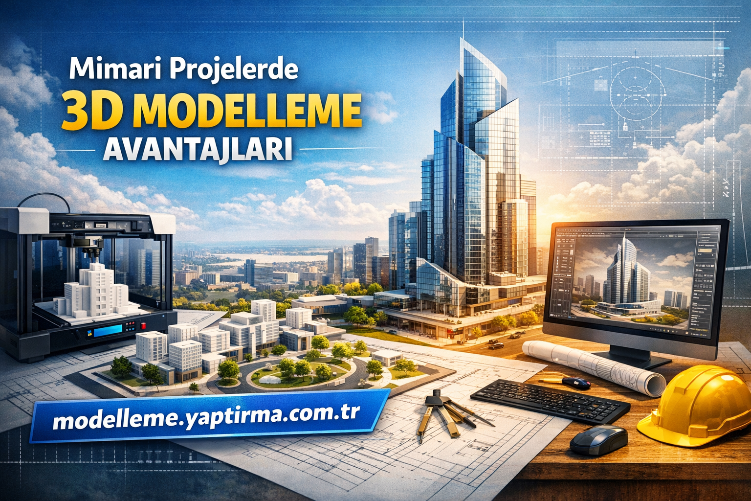 Mimari Projelerde 3D Modelleme Avantajları - Modelleme Yaptırma Merkezi & Danışmanlık