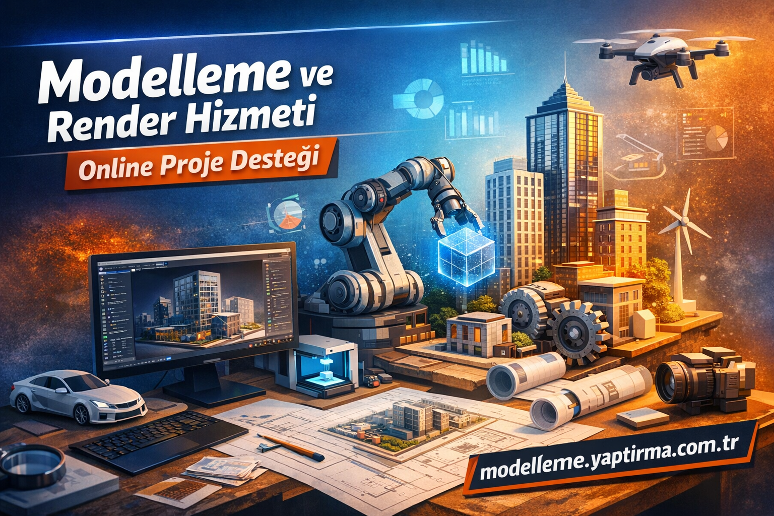 Read more about the article Modelleme ve Render Hizmeti | Online Proje Desteği