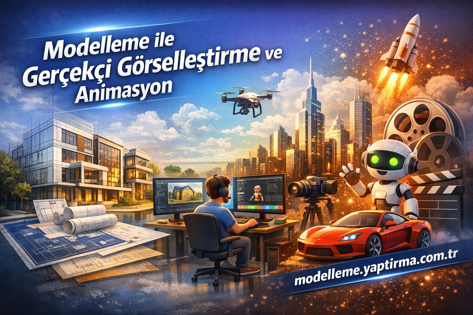 Read more about the article Modelleme ile Gerçekçi Görselleştirme ve Animasyon